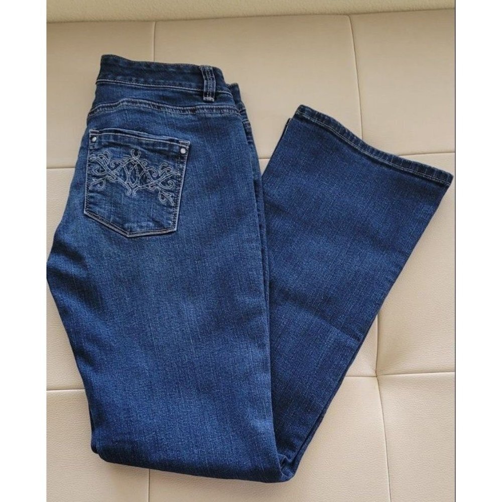 Women Jeans White House Black Market Dark Blue Size 2 Short